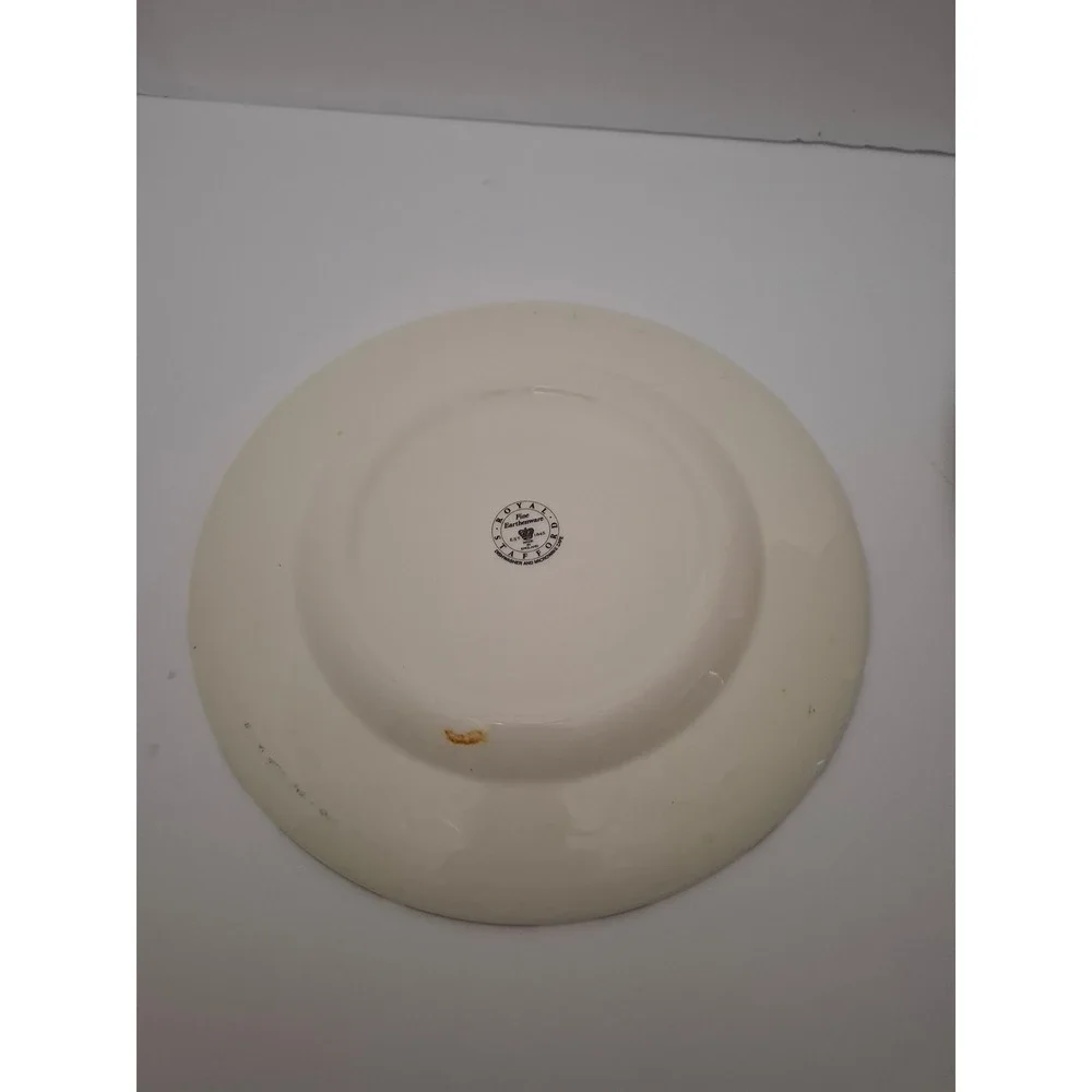 Royal Stafford Black White Checkerboard Earthenware Plates Set of 3 England